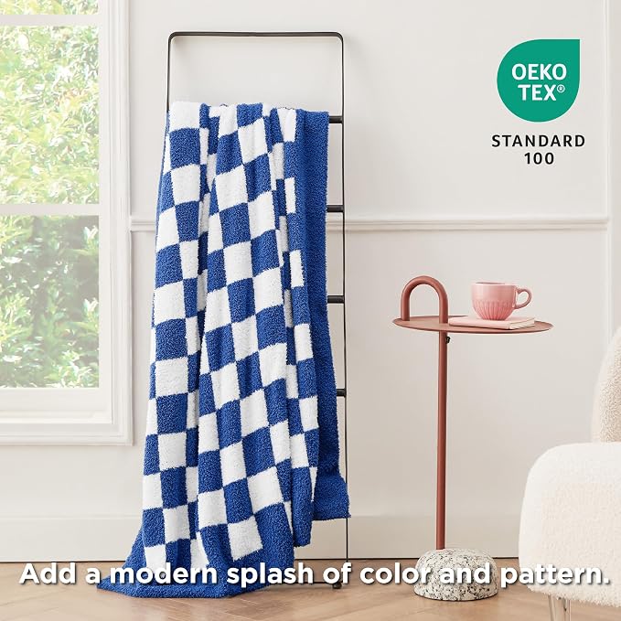 Bedsure GentleSoft Checkered Throw Blanket - Image 6