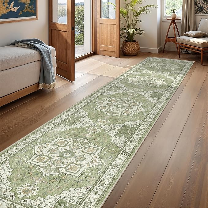 Runner Rug 2x10, Ultra-Thin Kitchen Rugs Non Slip Washable Rugs - Image 4