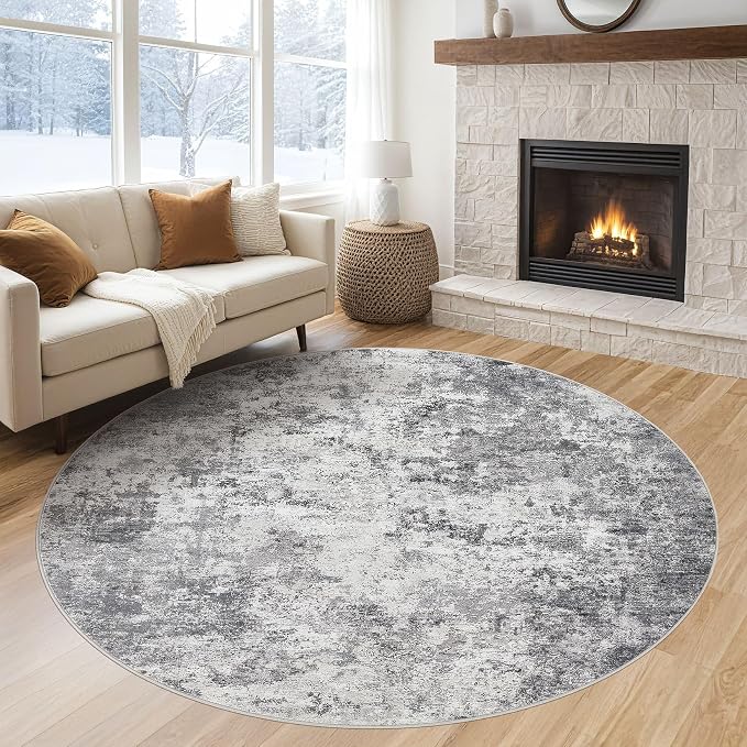 UERMEI 6ft Round Area Rug Living Room Rugs - Image 8