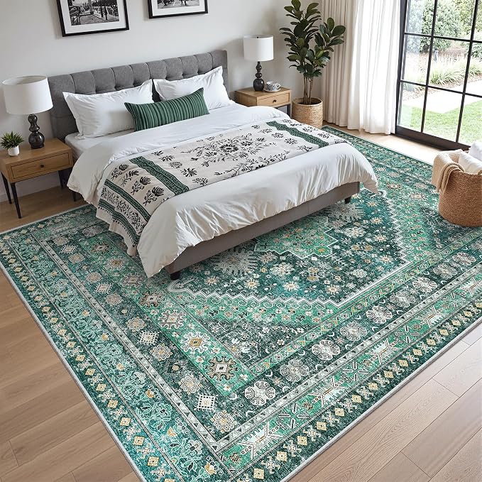 zesthome 8x10 Area Rugs for Living Room, Non-Slip Backing Washable Rugs - Image 9