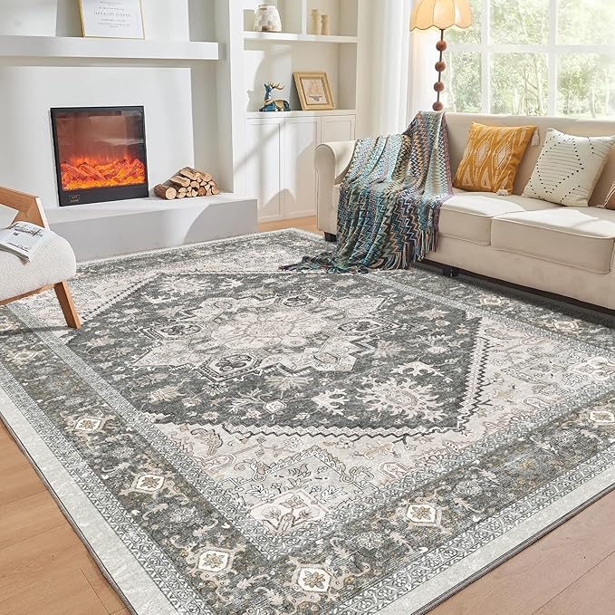 OPPODREAM Soft 6x9 Area Rugs, Washable Rug 6x9 by OPPODREAM