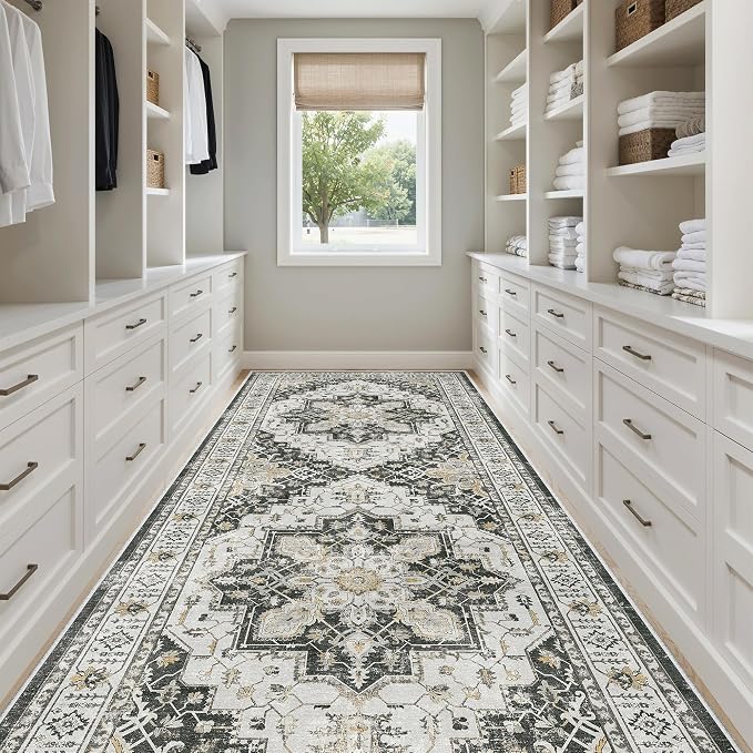 Madane 4x10 Wide Hallway Runner Rug: Washable Soft Rug Runners - Image 3