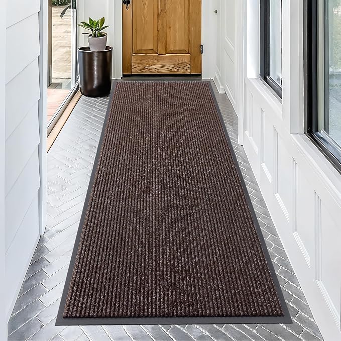 OLANLY Front Door Mat Indoor Outdoor Entrance, Waterproof Heavy Duty Doormat by OLANLY
