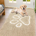 Smiry Dog Door Mat for Muddy Paws, Absorbent Dirt Trapper Non Slip Quick Dry by Smiry