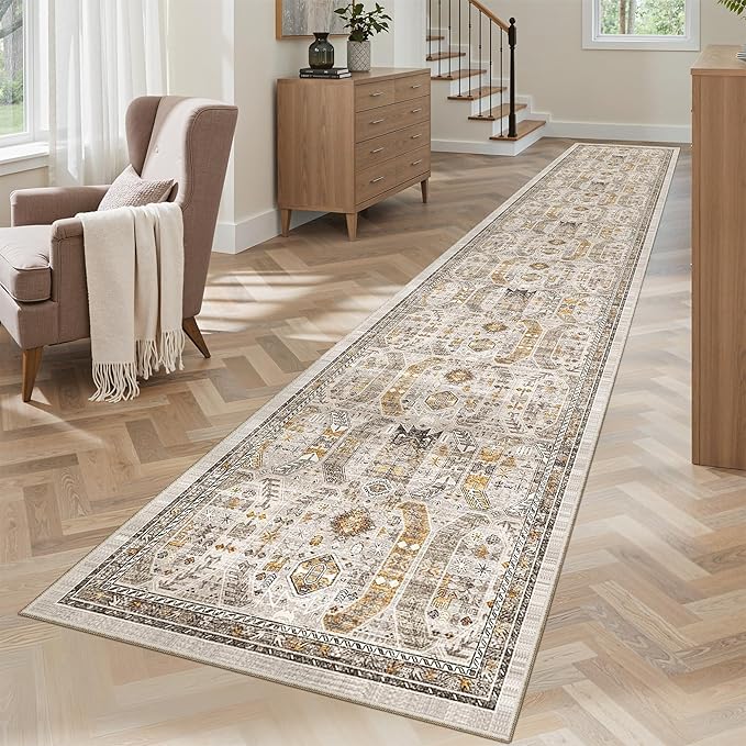 Madane Hallway Runner Rug 2x12, Extra Long Washable Runner Rugs - Image 3