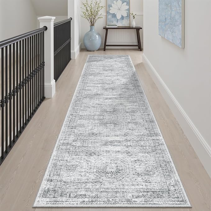 Runner Rug 2'x8' Washable Non-Slip Runner Rugs - Image 3