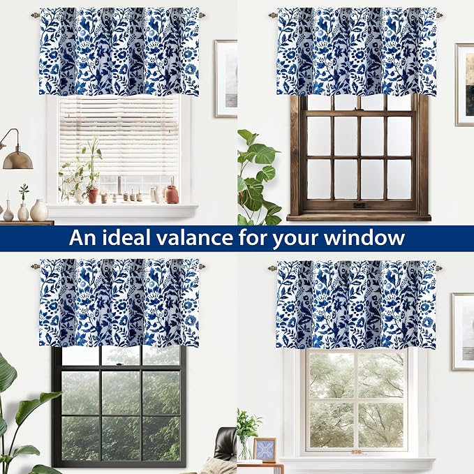 DriftAway Julia Lined Valance Double Layer Thermal Insulated Room Darkening - Image 8