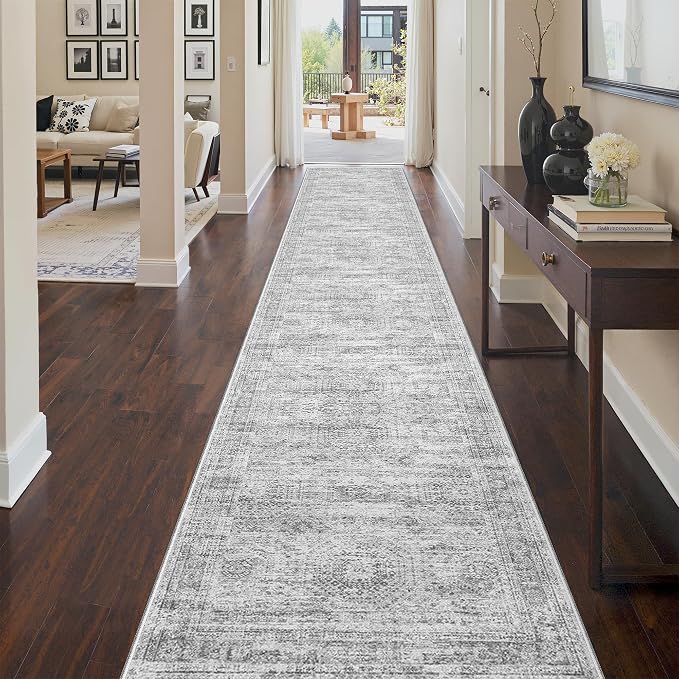 3x18 Washable Runner Rug for Hallway, Non-Slip Long Hallway Runner for Entryway - Image 5