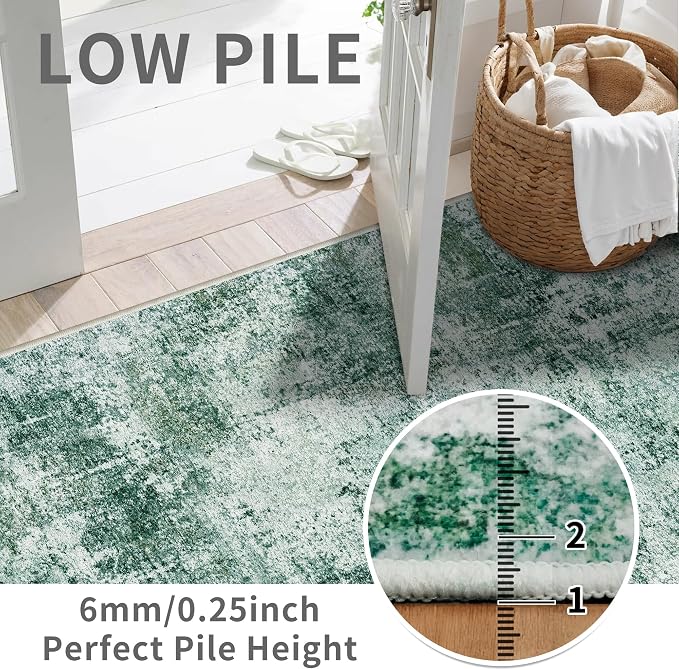 Hallway Runner Rug 2x8 Washable: Entryway Runners Rugs Non Slip Easy-to-Clean - Image 4