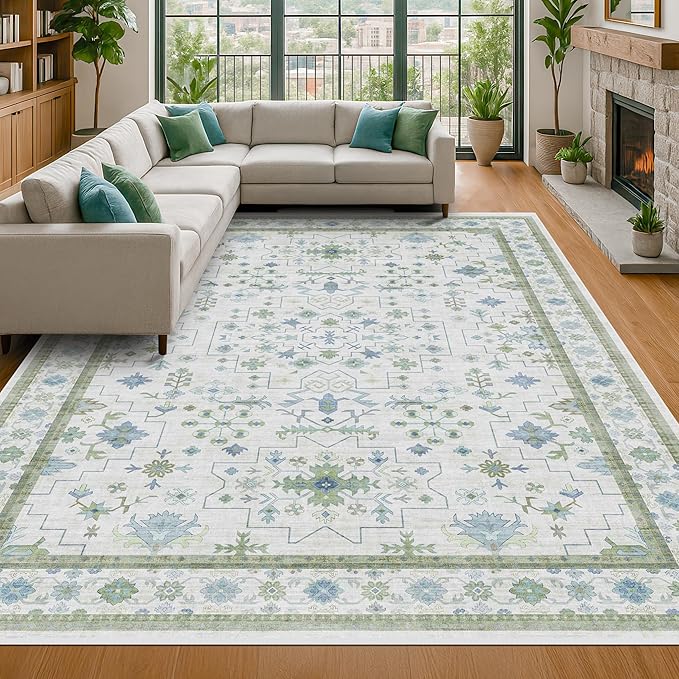 Oriental 10x14 Rug Living Room - Image 6