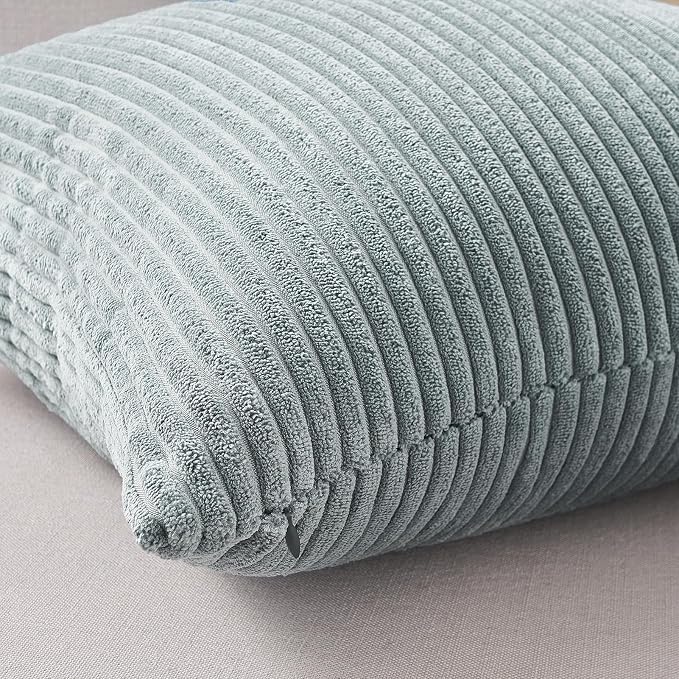 Topfinel BlueGray Decorative Throw Pillow Covers 16x16 Inch Set of 4, Soft - Image 3