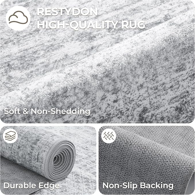 Washable Runner Rug 2.5x16, Non-Slip Long Hallway Runner - Image 7