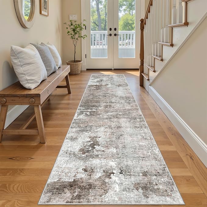 Runner Rug 2x8 Washable Non-Slip Hallway Runner Rugs - Image 3