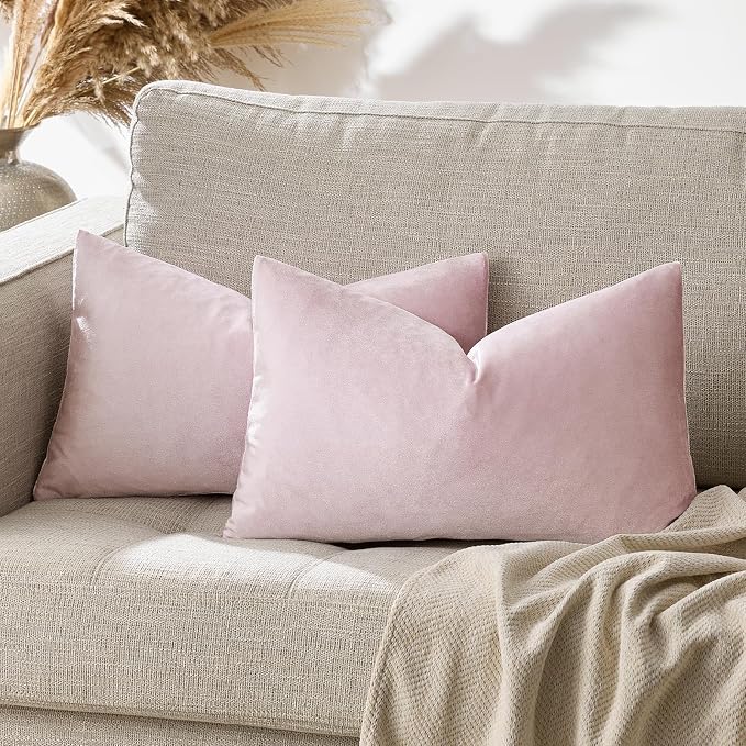 GIGIZAZA Decorative Small Lumbar Pillow Covers, Sofa Throw 12x20 Pillow Covers - Image 5