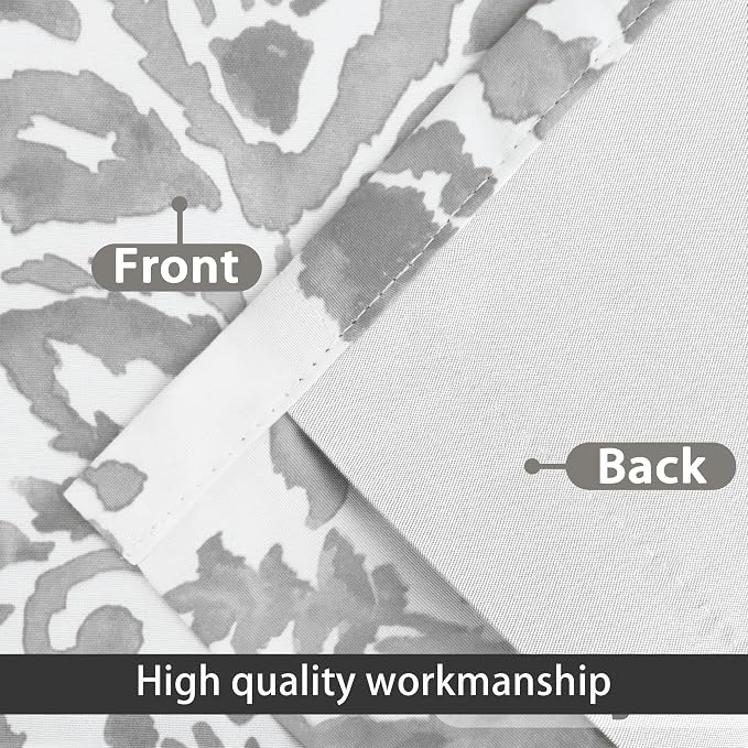 DriftAway Julia Lined Valance Double Layer Thermal Insulated Room Darkening - Image 4