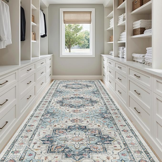 Madane 4x12 Wide Hallway Runners: Washable Runner Rug - Image 3