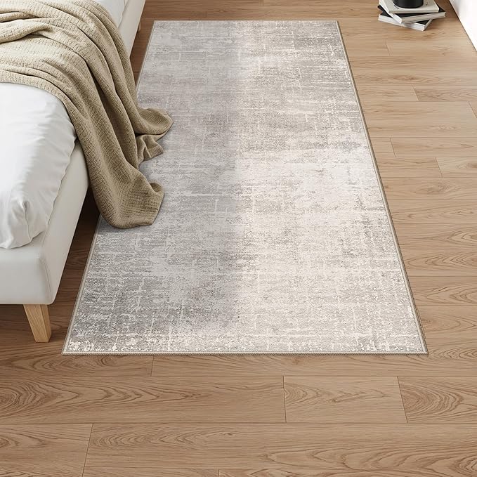 Washable 3x5 Kitchen Area Rug: Non-Slip Abstract Water-Resistant Entryway - Image 2