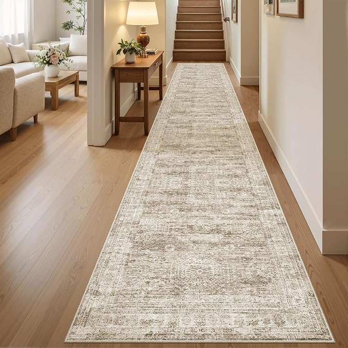 Runner Rug 2x12 Washable Non-Slip Hallway Runner Rugs by Soalmost