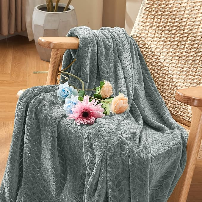 inhand Grey Fleece King Blanket - Image 2