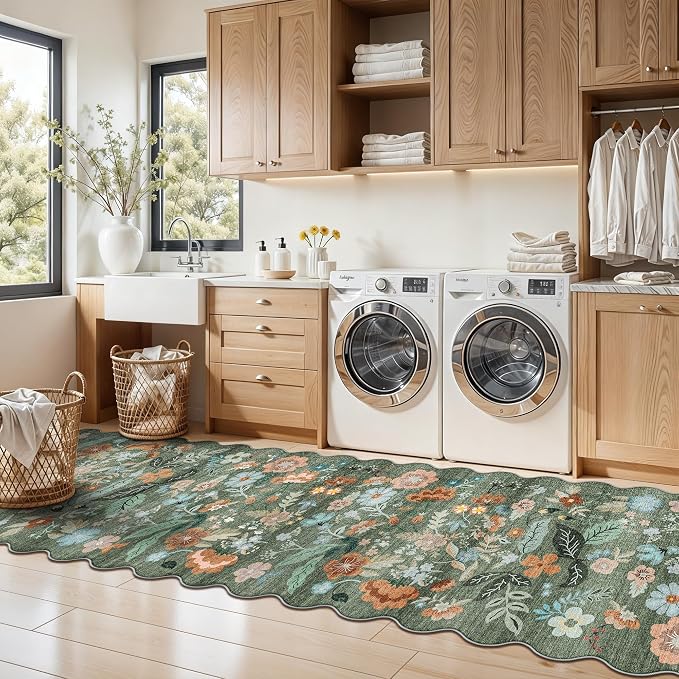 Washable 2x8 Hallway Runner Rug: Water-Resistant Kitchen Rug Soft Bedroom - Image 5