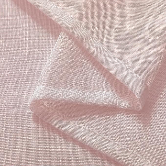 Joydeco Sheer Curtains 108 Inches Long, Window Curtains Privacy Assured - Image 7