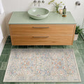 Washable Bathroom Rug 2x4 Non Slip by HazoHaus