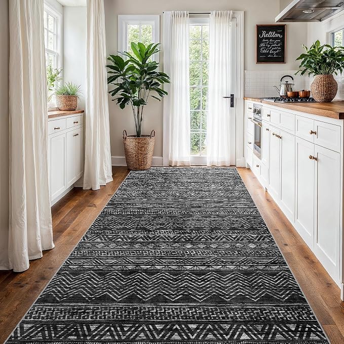 4x8 Washable Hallway Runner Rug：Moroccan Non-Slip Wide Runners - Image 8