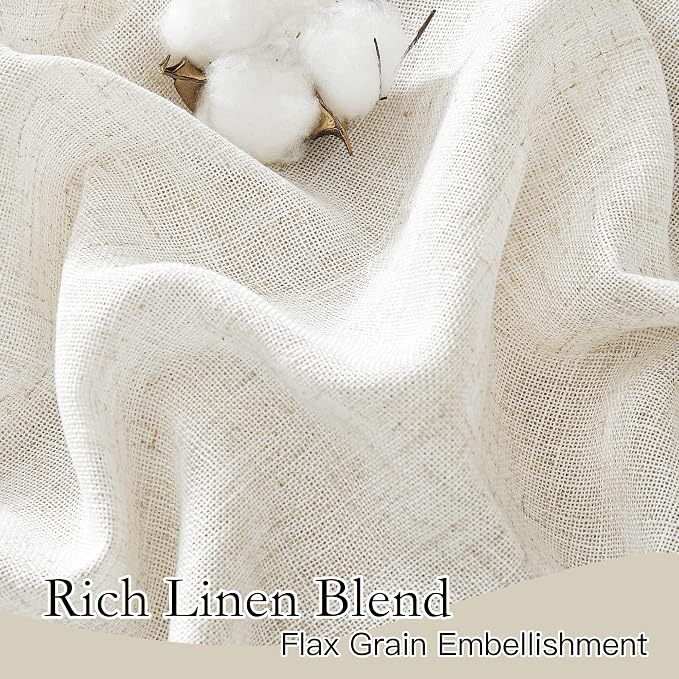 RYB HOME Semi Sheer Curtains - Image 3