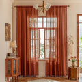 MYSKY HOME Door Curtains for Closet Doorways, 72 Inches Long Sheer Light by MYSKYHOME