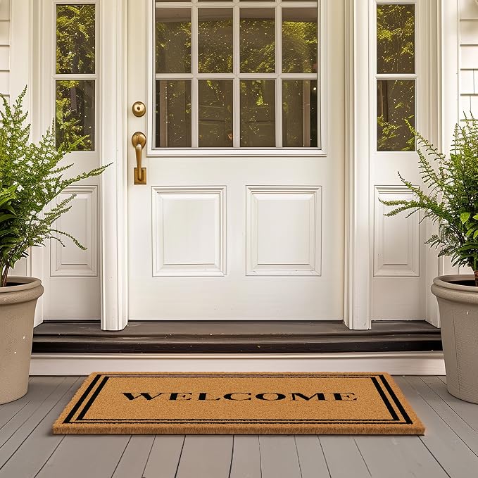 Barnyard Designs Natural Coco Coir Heavy Duty Backing Doormat - Image 4