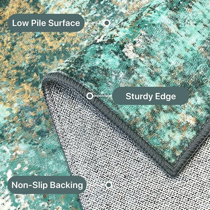 BEIMO Area Rugs 6x9 for Living Room Bedroom, Modern Abstract Machine Washable - Image 7