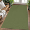 KOZYFLY Washable Area Rug 4x6 ft Non Slip Rubber Backed Living Room Rugs by KOZYFLY