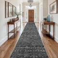 3x18 Washable Kitchen Runner Rug: Modern Moroccan Runners by Ksrau