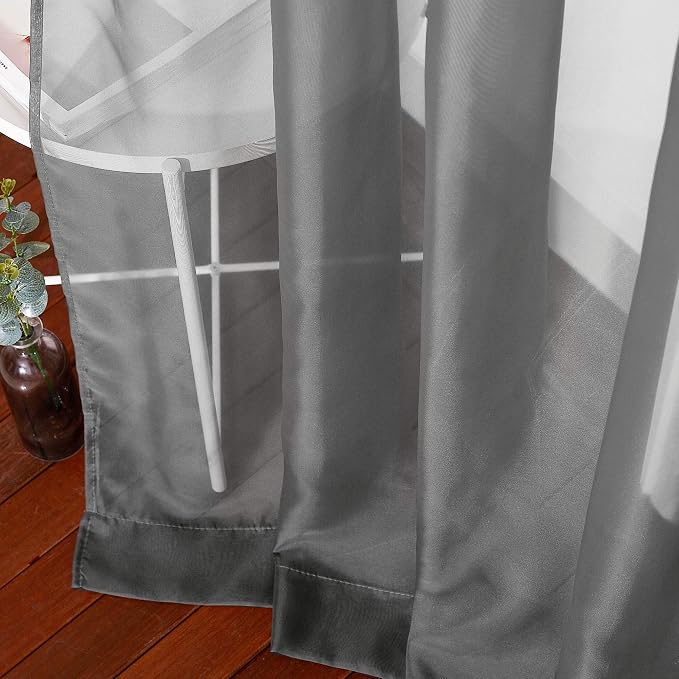 NICETOWN Sheer Living Room Curtains - Image 7