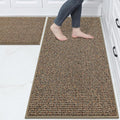 BEQHAUSE Kitchen Rugs and Mats 2PCS, Non-Slip Kitchen Mats by BEQHAUSE