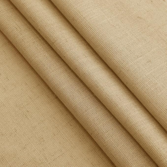 Gold Yellow Linen Curtains 72 Inch Length - Image 7