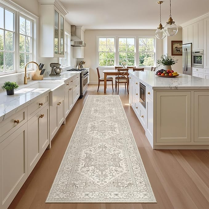 Madane Runner Rugs for Hallway 2x10 Long Washable Non-Slip Hallway Runner Rug - Image 3