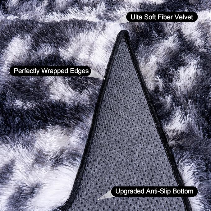 Rugs for Living Room 10x14, Soft Shaggy Modern Shag Area Rug for Bedroom - Image 4