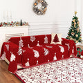 MYSKY HOME 71"X118" Loveseat Christmas Couch Cover, Sectional Sofa Covers Sofa by MYSKYHOME