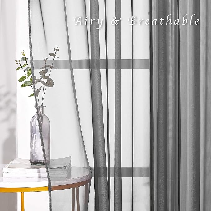 NICETOWN Sheer Living Room Curtains - Image 6