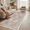 3x8 Runner Rug Non Slip Washable by Restydon