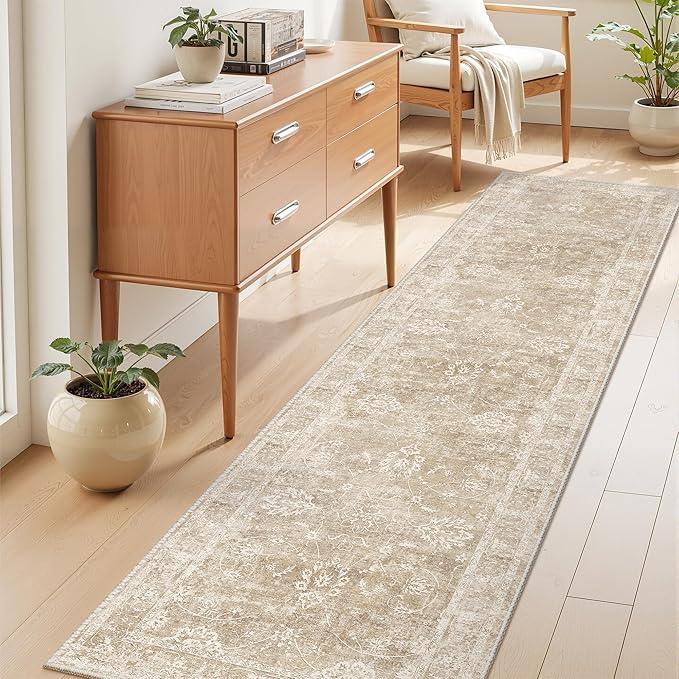 Madane Runner Rug 2x8 for Hallway, Kitchen Non-Slip Runner Rug by Madane