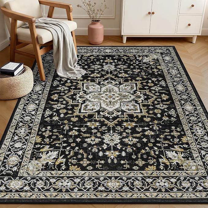 4x6 Area Rugs Living Room: Washable Rug - Image 2