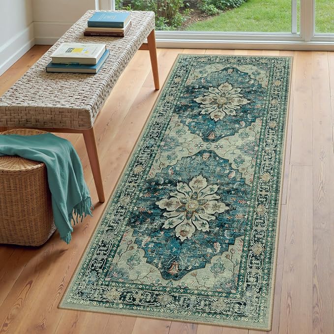 Area Rugs 3'x8' Runner Rug Non Slip Washable - Image 3