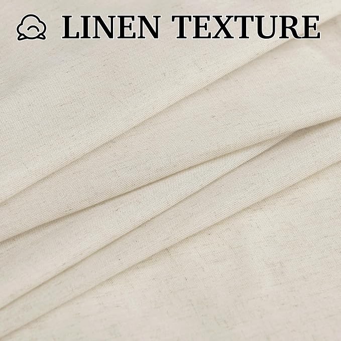 RYB HOME Linen Curtains 84 inches - Image 5