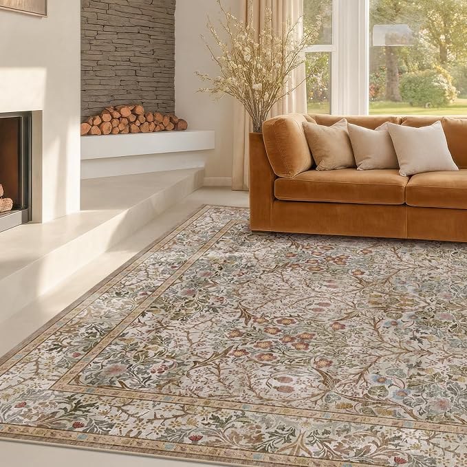 Washable Dining Room Rugs for Under Table - Image 3