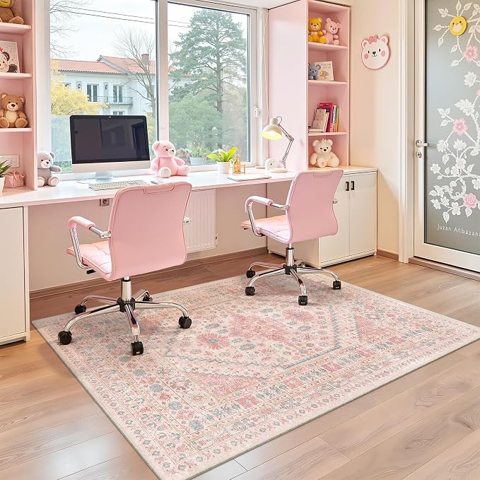 zesthome Pink Rug - Image 9