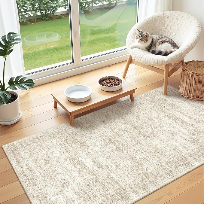 2x4 Washable Rug Runner for Bathroom, Soft Entryway Rug for Laundry Room - Image 5
