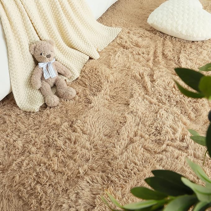 LOCHAS Ultra Soft Indoor Modern Area Rugs Fluffy Living Room Carpets - Image 6