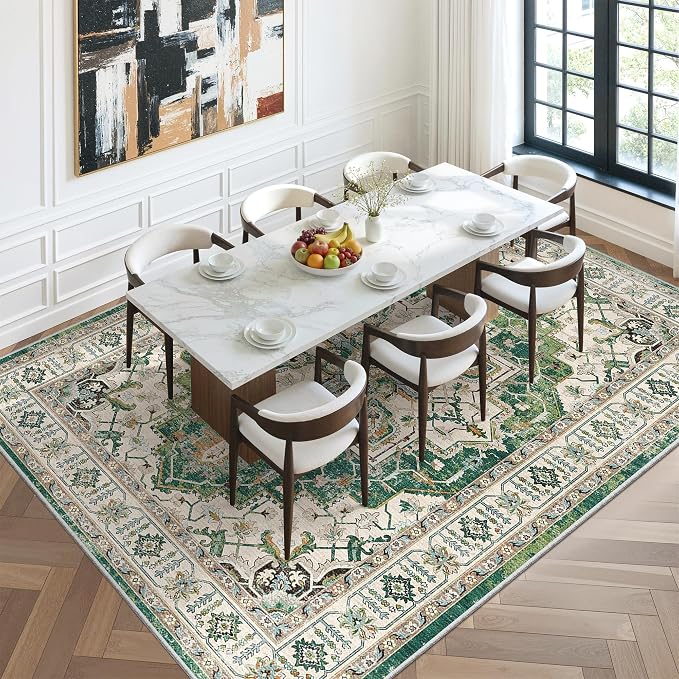 zesthome 9x12 Area Rugs, Stain Resistant Washable Rug, Ultra-Thin Rugs - Image 8